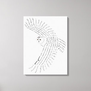 Snowy Owl Canvas Print Leinwanddruck