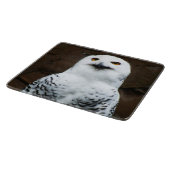 Snowy Owl cbcnm Schneidebrett (Ecke)