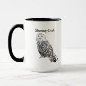 Snowy Owl Coffee Tasse (Links)