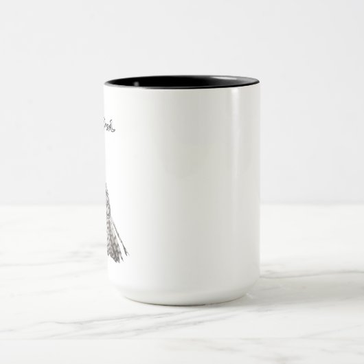 Snowy Owl Coffee Tasse (Zentrum)