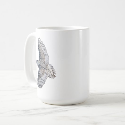 Snowy Owl Coffee Tasse (Vorderseite Links)