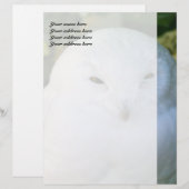 Snowy Owl Custom Letterhead Briefkopf (Vorne/Hinten)