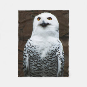 Snowy Owl fbcn Fleecedecke