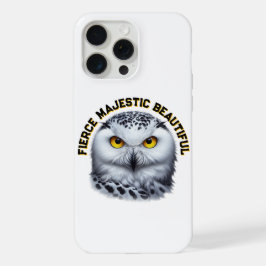 Snowy Owl Fierce Majestic Beautiful iPhone 15 Pro Max Hülle