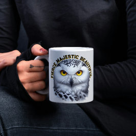 Snowy Owl Fierce Majestic Beautiful Kaffeetasse