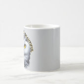 Snowy Owl Fierce Majestic Beautiful Kaffeetasse (Mittel)