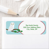 Snowy Owl Holiday Weihnachtsrückgabe (Insitu)