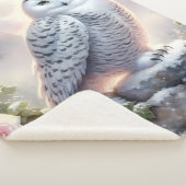 Snowy Owl in Moonlit Winter Garden Sherpadecke (3/4)