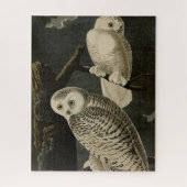 Snowy Owl, John James Audubons Vögel von Amerika Puzzle (Vertikal)