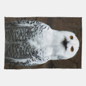 Snowy Owl ktcnm Geschirrtuch (Horizontal)