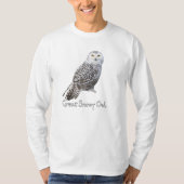Snowy Owl Long T - Shirt (Vorderseite)