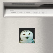 Snowy Owl Magnet (In Situ (Geschirrspüler))