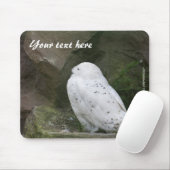Snowy Owl Mousepad (Mit Mouse)
