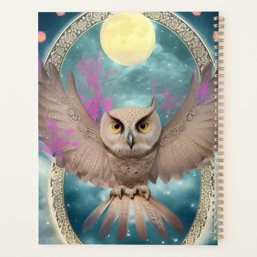 Snowy Owl Planner Planer (Rückseite)