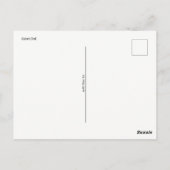 Snowy Owl Postcard Postkarte (Rückseite)