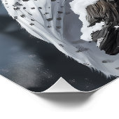 Snowy Owl Poster (Ecke)