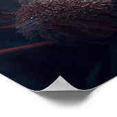 Snowy-Owl-Poster Poster (Ecke)