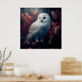 Snowy-Owl-Poster Poster (Küche)