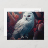 Snowy Owl Postkarten (Vorne/Hinten)