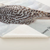 Snowy Owl Sherpa Blanket Sherpadecke (3/4)