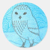 Snowy Owl Sticker (Vorderseite)