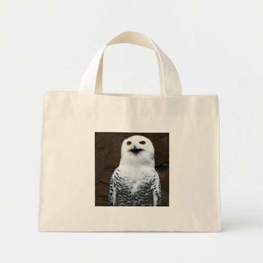 Snowy Owl ttcsm Mini Stoffbeutel (Vorne)