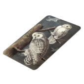 Snowy Owl von Audubon Magnet (Linke Seite)