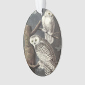 Snowy Owl von Audubon Ornament (Vorderseite)