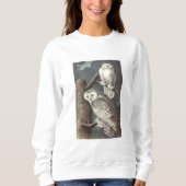 Snowy Owl von Audubon Sweatshirt (Vorderseite)