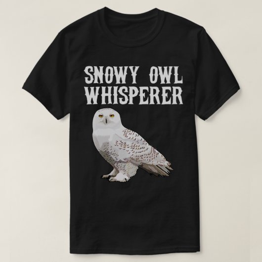 Snowy Owl Whisperer Funny Bird Lover Pullover (Design vorne)