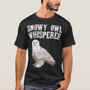 Snowy Owl Whisperer Funny Bird Lover Pullover 