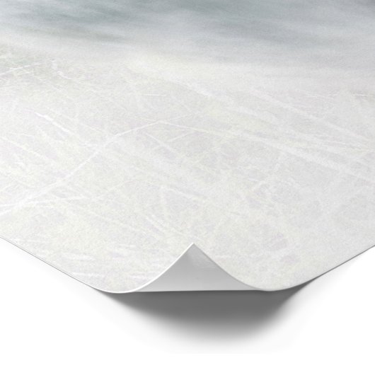 Snowy Owlet Poster (Ecke)