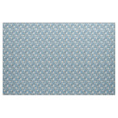 Snowy Owls auf Blue Stoff (Yard (91,4 cm))