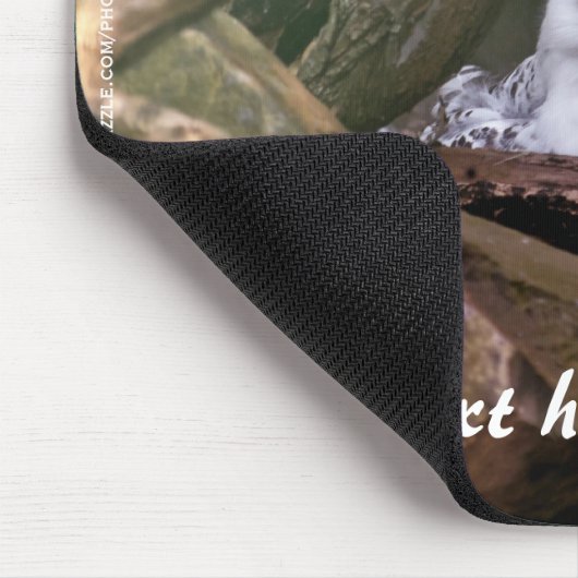 Snowy Owls Mousepad (Ecke)