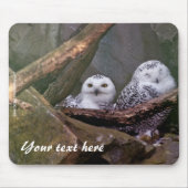 Snowy Owls Mousepad (Vorne)