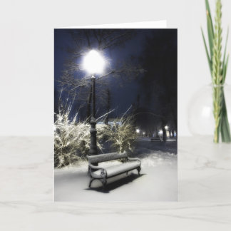 Snowy-Park Feiertagskarte