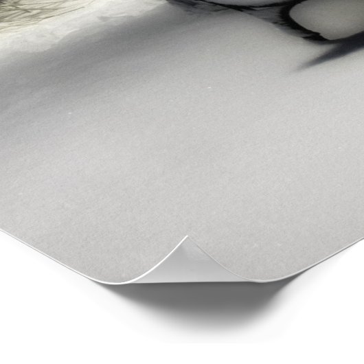 Snowy Park Poster (Ecke)