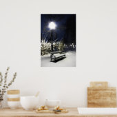 Snowy Park Poster (Küche)