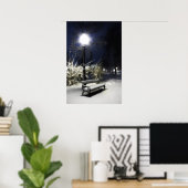 Snowy Park Poster (Heimbüro)