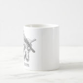 Snowy Pine Branch Holiday mug Kaffeetasse (Mittel)