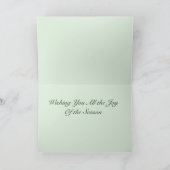 Snowy Pine Branch Weihnachten (Innenseite)