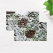 Snowy Pine Cone I Winter Nature Fotografy (Schreibtisch)