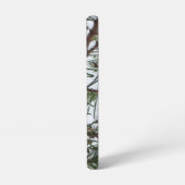 Snowy Pine Cone II Winterlandfotografie Samsung Galaxy Hülle (Linke Seite)