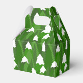 Snowy Pine Forest Geschenkschachtel (Rückseite)