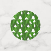 Snowy Pine Forest Konfetti (Klein Vorderseite)