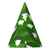 Snowy Pine Forest Partyhütchen (Rückseite)