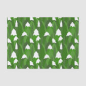 Snowy Pine Forest Seidenpapier (Vorderseite)