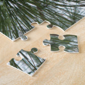 Snowy Pine Needles Winter Nature Fotografy Puzzle (Seite)