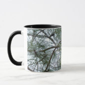 Snowy Pine Needles Winter Nature Fotografy Tasse (Links)