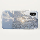 Snowy Pine Tree Case-Mate iPhone Hülle (Rückseite (Horizontal))